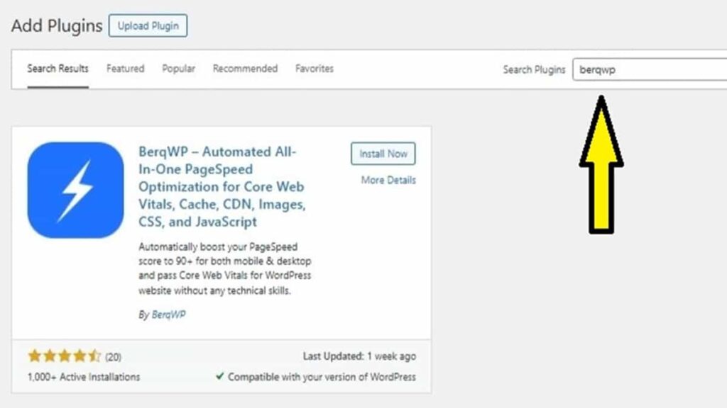 installing berqwp plugin installing berqwp plugin