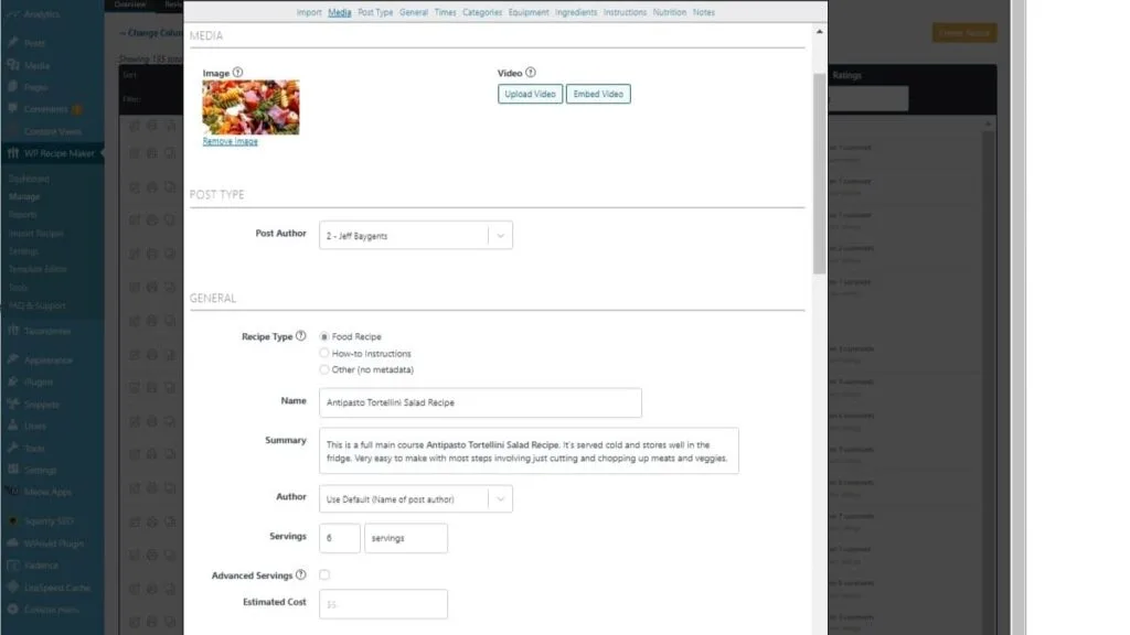 recipe blog post examples of specialty insertion checklist recipe blog post examples of specialty insertion checklist