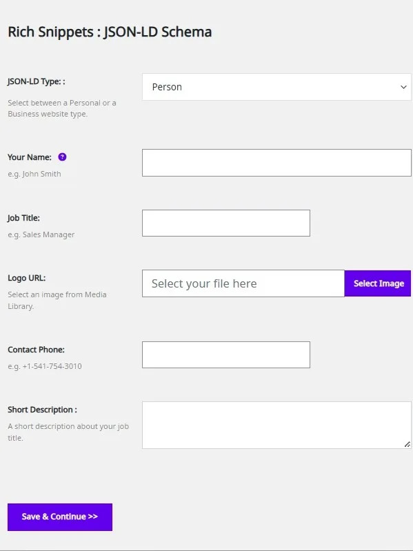 scrolled down to complete rest of seo info section to populate rich snippets as a json-ld type person scrolled down to complete rest of seo info section to populate rich snippets as a json-ld type person